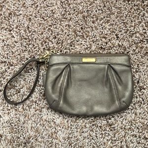 Coach Metallic Bronze Wristlet